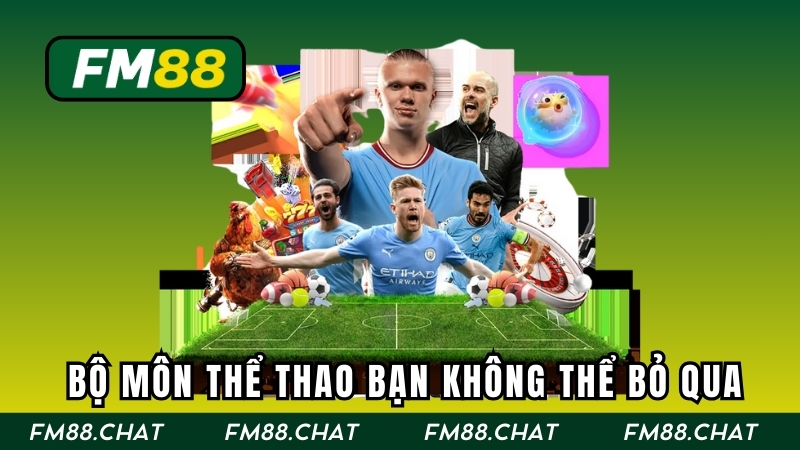 Những bộ môn thể thao mà bạn không thể bỏ qua tại FM88